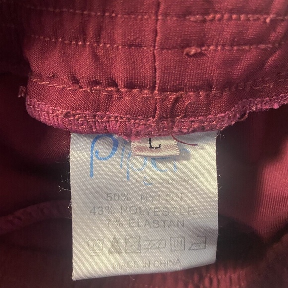 Piper Tights by SmartPak Red Pull On Equestrian Leggings Grip For Saddle Sz Lg - Picture 4 of 10